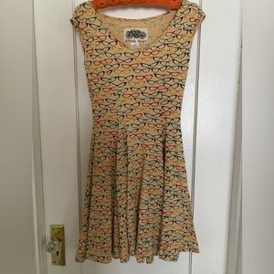 Effie's Heart Multicolored Eyeglasses Patterned Dress